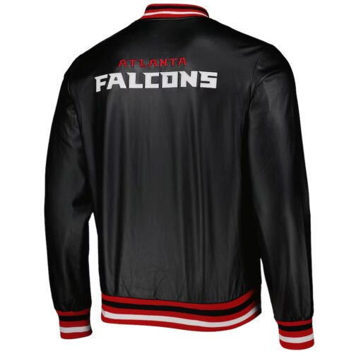 Atlanta Falcons The Wild Collective Metallic Black Jacket - Image 2