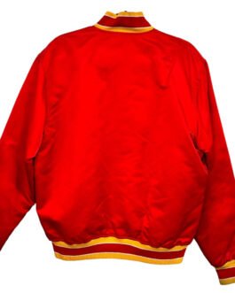 Atlanta Hawks 90’s Red Bomber Jacket