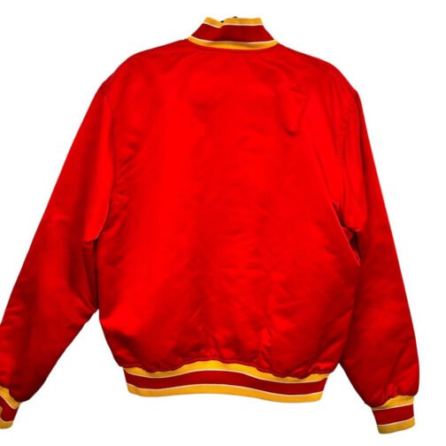Atlanta Hawks 90’s Red Bomber Jacket - Image 2