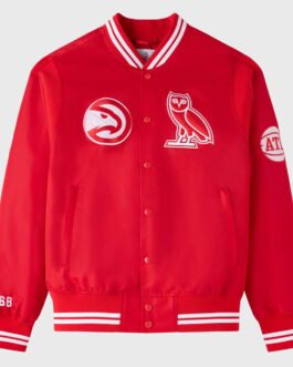 OVO Atlanta Hawks Red Jacket