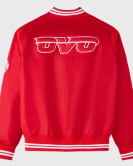 OVO Atlanta Hawks Red Jacket