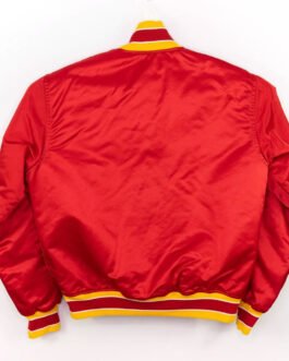 Atlanta Hawks Vintage Red Bomber Jacket