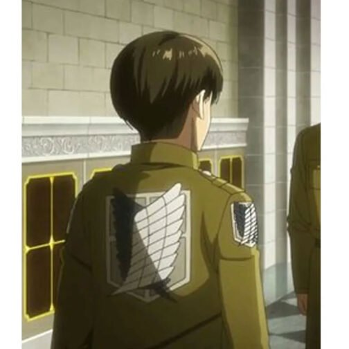 Attack on Titan S03 Eren Jaeger Green Coat - Image 9