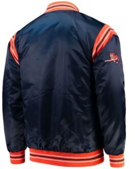 Auburn Tigers The Enforcer Blue Satin Jacket