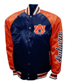 Auburn Tigers The Game Navy Satin Jacket