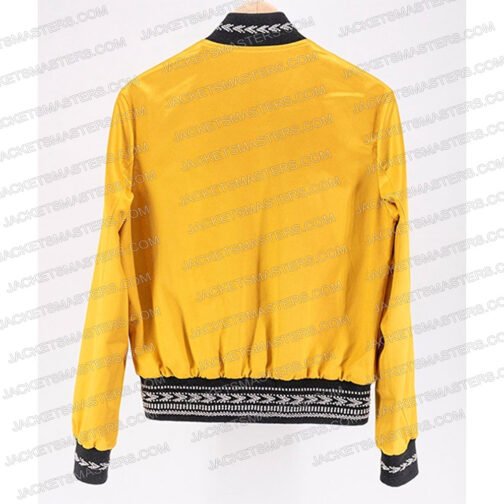 Austin Abrams Do Revenge Yellow Cotton Jacket - Image 3