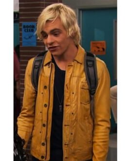 Austin & Ally S04 Ross Lynch Yellow Leather Jacket