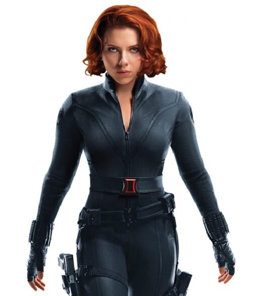 Black Widow Avengers Endgame Leather Jacket - Image 2