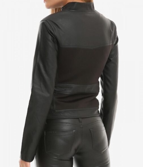 Black Widow Avengers Endgame Leather Jacket - Image 5