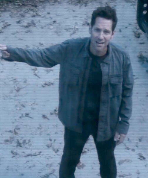Avengers Endgame Paul Rudd Grey Jacket - Image 2