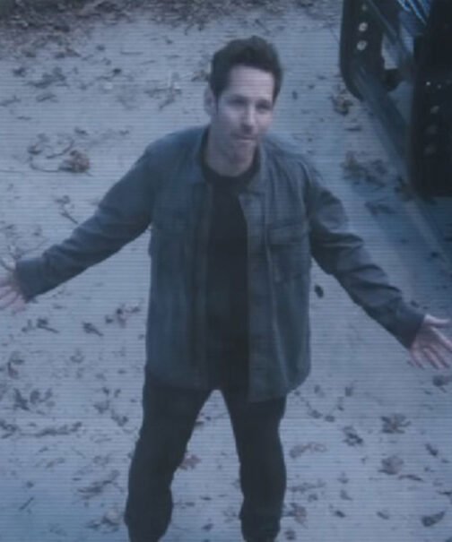 Avengers Endgame Paul Rudd Grey Jacket - Image 3