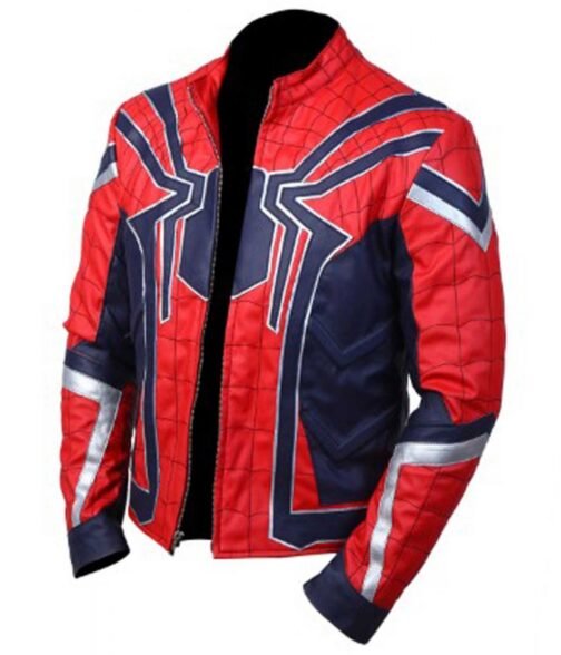 Spiderman Avengers Infinity War Leather Jacket - Image 7