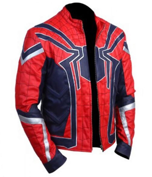 Spiderman Avengers Infinity War Leather Jacket - Image 6