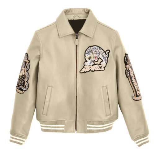 Avirex Speed Tiger Leather Jacket - Image 4
