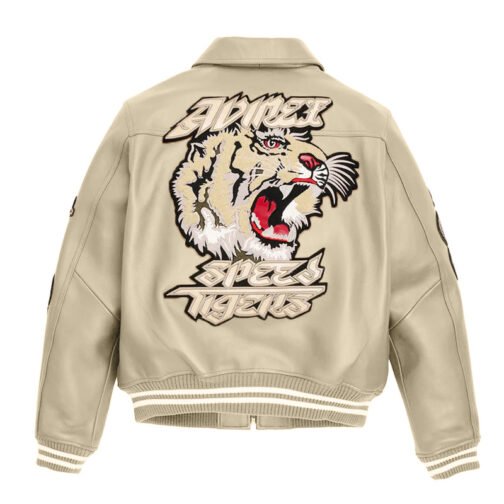 Avirex Speed Tiger Leather Jacket - Image 8