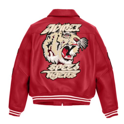 Avirex Speed Tiger Leather Jacket - Image 7