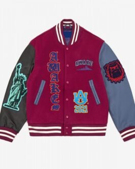 NY Awake Chenille Letterman Jacket