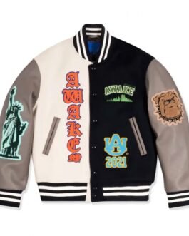 NY Awake Chenille Letterman Jacket