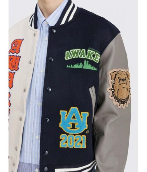 NY Awake Chenille Letterman Jacket - Image 13