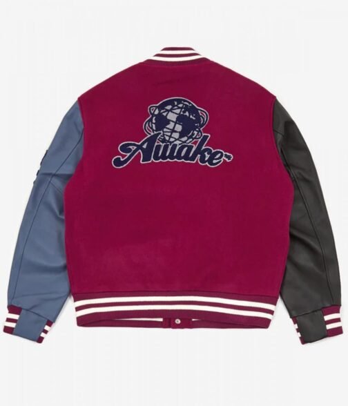 NY Awake Chenille Letterman Jacket - Image 3