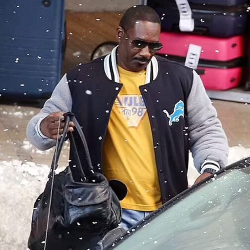 Eddie Murphy Beverly Hills Cop 4 Detroit Lions Varsity Jacket - Image 21
