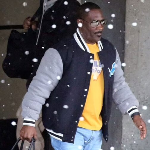 Eddie Murphy Beverly Hills Cop 4 Detroit Lions Varsity Jacket - Image 10
