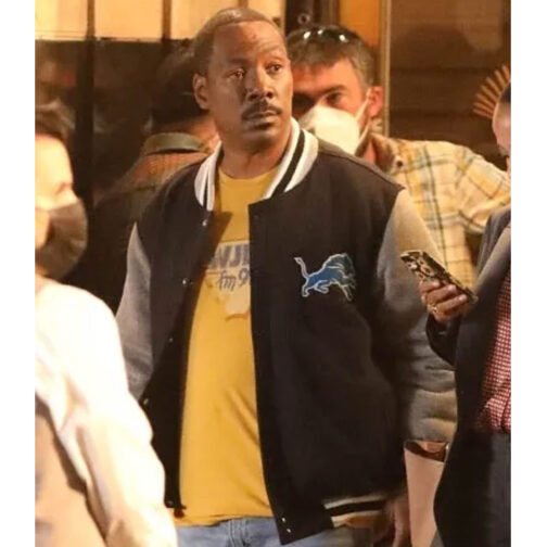Eddie Murphy Beverly Hills Cop 4 Detroit Lions Varsity Jacket - Image 22