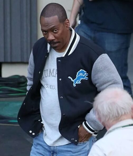 Eddie Murphy Beverly Hills Cop 4 Detroit Lions Varsity Jacket - Image 12