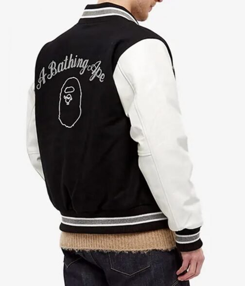 Letterman B A Bathing Ape Jacket - Image 6