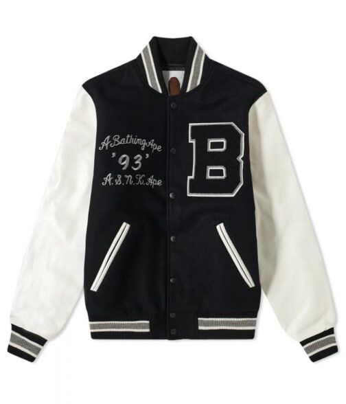 Letterman B A Bathing Ape Jacket - Image 2