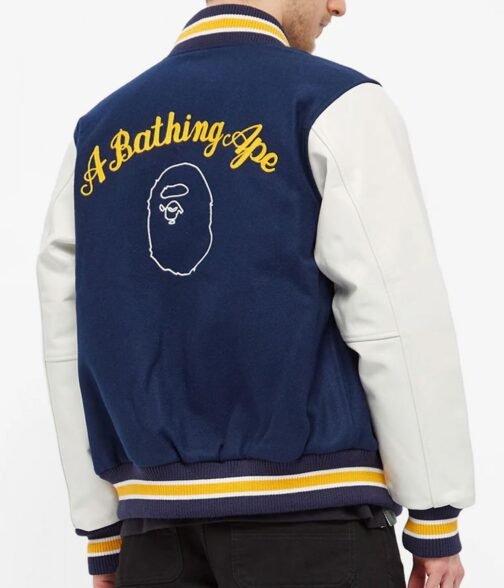 Letterman B A Bathing Ape Jacket - Image 5