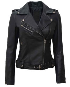 Baby Fever Josephine Park Black Leather Jacket