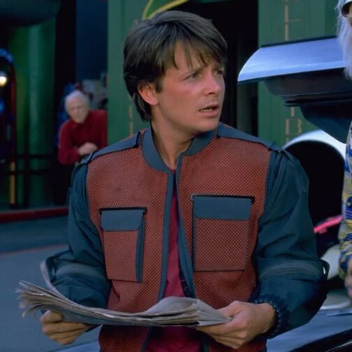 Marty Mcfly Back To The Future 2 Leather Jacket - Image 6