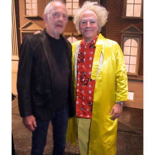 Back to the Future Christopher Lloyd Yellow Coat - Image 5
