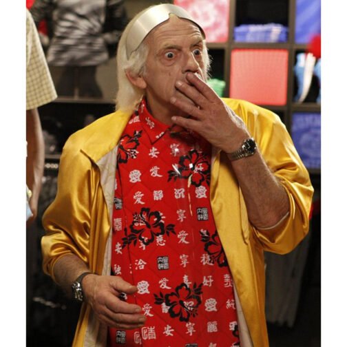 Back to the Future Christopher Lloyd Yellow Coat - Image 6