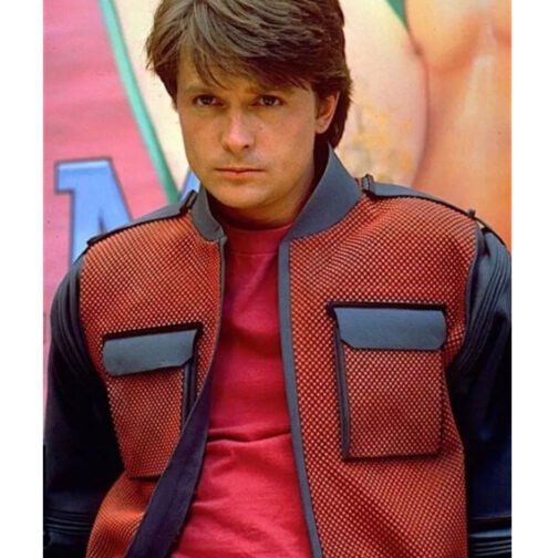 Marty Mcfly Back To The Future 2 Leather Jacket - Image 4