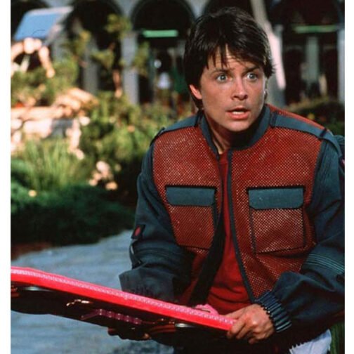Marty Mcfly Back To The Future 2 Leather Jacket - Image 10