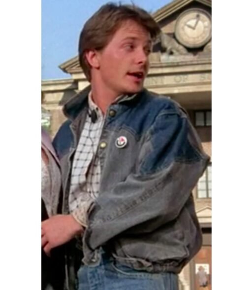 Marty Mcfly BTTF Denim Jacket - Image 14