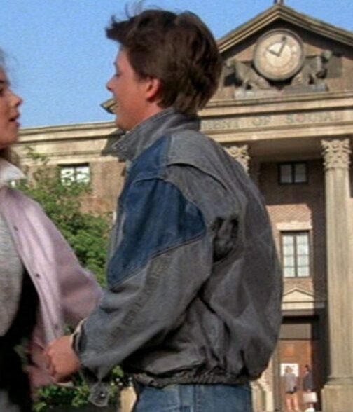 Marty Mcfly BTTF Denim Jacket - Image 15