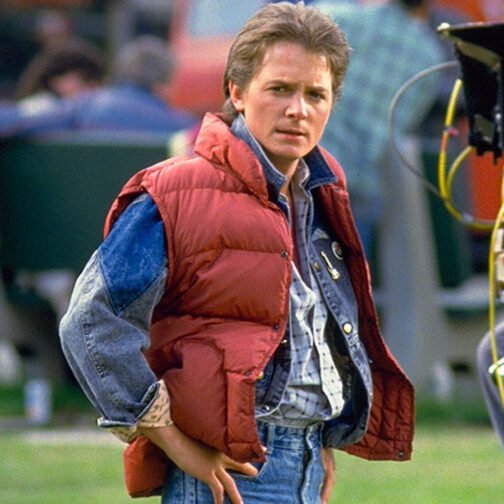 Marty Mcfly Back To The Future Puffer Vest - Image 6