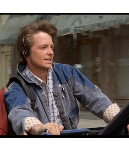 Marty Mcfly BTTF Denim Jacket - Image 17
