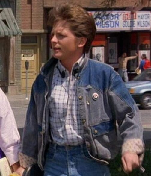 Marty Mcfly BTTF Denim Jacket - Image 8