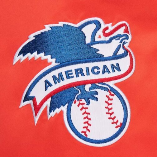 Baltimore Orioles Primetime Vintage Logo Satin Jacket - Image 5