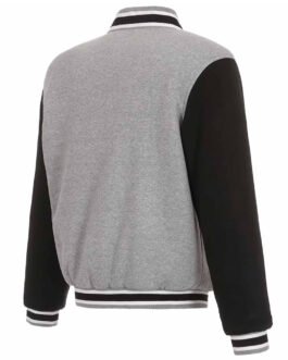 Baltimore Ravens Black and Gray Varsity Wool Jacket