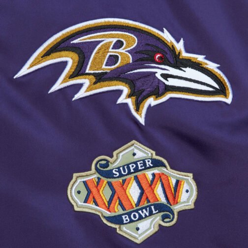 Baltimore Ravens Heavyweight Satin Jacket - Image 2
