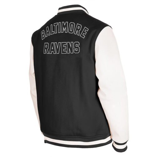Baltimore Ravens Third Down Varsity Jacket - Image 2