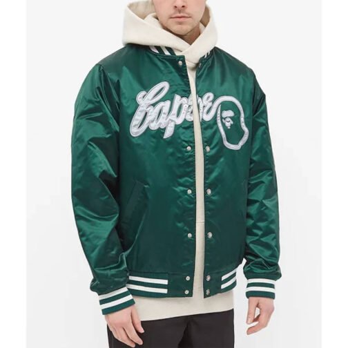 Bape Baseball Bomber Jacket - Image 6