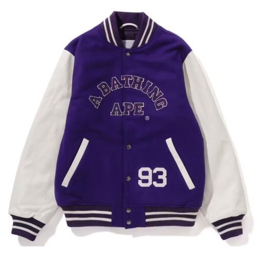 Giant Ape Head Bape Varsity Jacket - Image 2