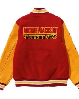 Bape Michael Jackson Varsity Jacket