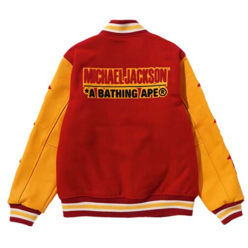 Bape Michael Jackson Varsity Jacket - Image 2
